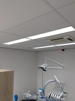 Dentled fitted full spectrum daylight LED panel