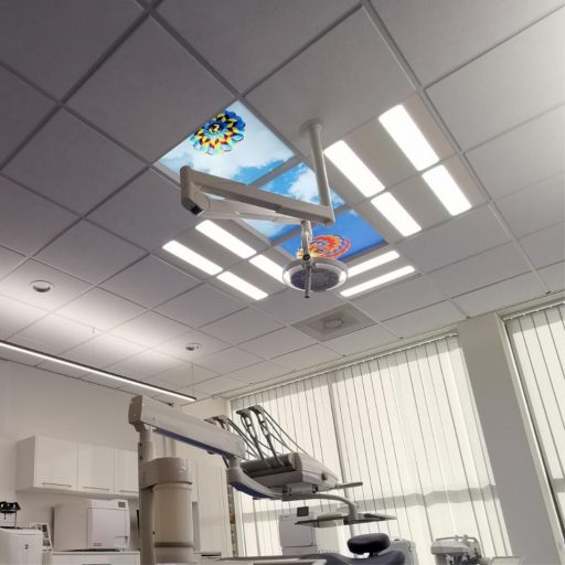 White Line Dentled dental treatment room led lights