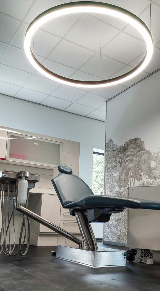Dental clinic and treatment room lights by Dentled