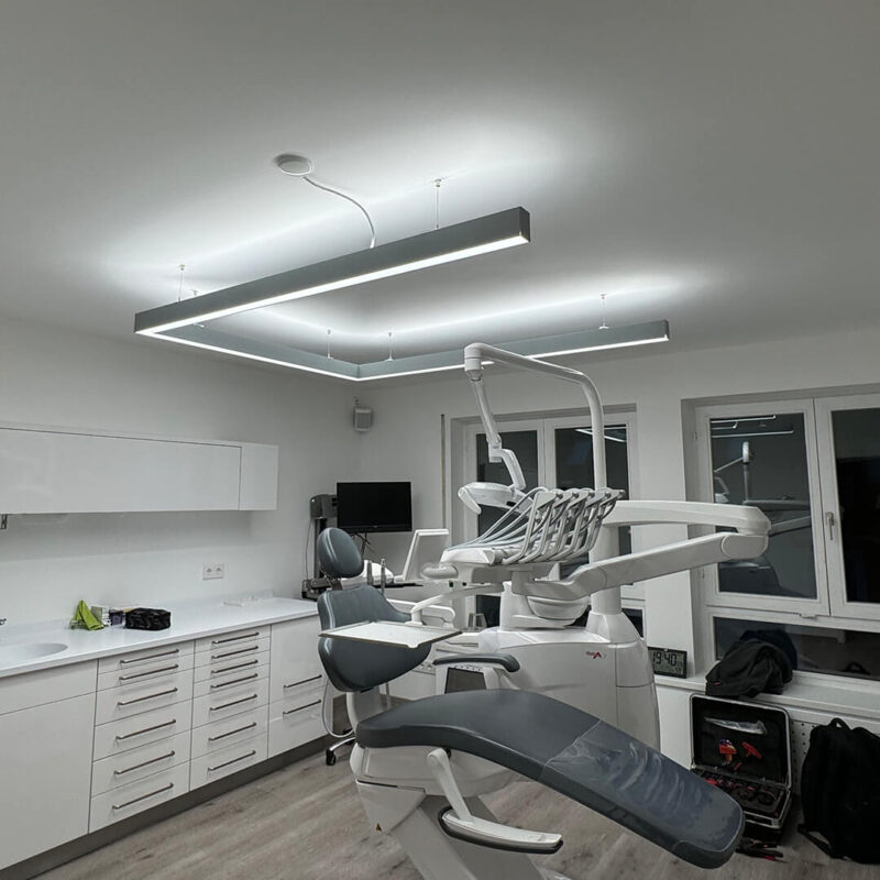 PHU DentLed installed in a German dental clinic by K+P Elektro GmbH