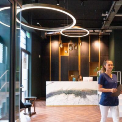 Lighting in the reception and waiting area of your dental practice