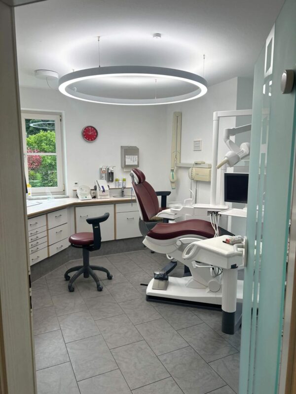 Modern clinic lighting with PVR-120 and PVR-150 full-spectrum ring systems.